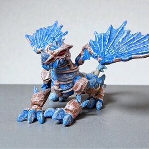 Vintage Mega Bloks Fire & Ice Blue Frost Dragon 9875